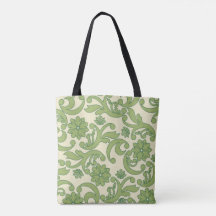 Beautiful elegant pastel floral swirls