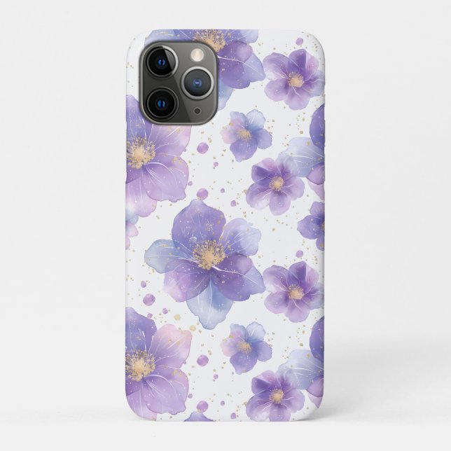 beautiful elegant patten seamless print flower Case-Mate iPhone case (Back)