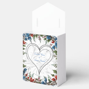 Beautiful,elegant & whimsical wedding themed decor favor box