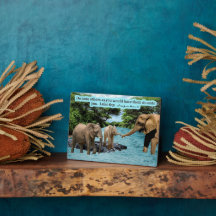 Beautiful Elephant Scripture Plaque Luke 6:31