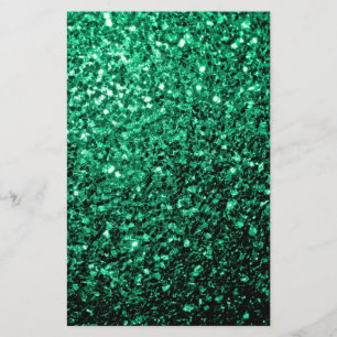 Beautiful Emerald Green glitter sparkles Flyer