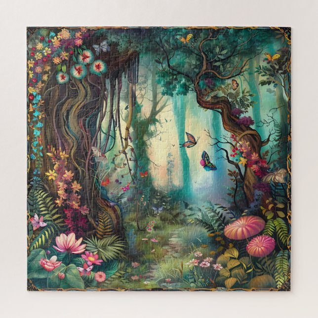 Beautiful Enchanted Forest Jigsaw Puzzle (Vertical)