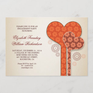 beautiful engagement party invitations