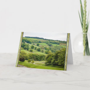 Beautiful English Landscape Yorkshire Dales Card
