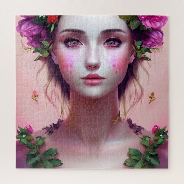 Beautiful Ethereal Woman Fantasy Art Jigsaw Puzzle (Vertical)