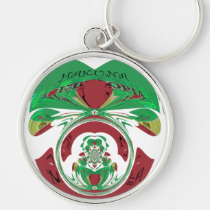Beautiful Ethiopia Lovely Hakuna Matata I love Hea Keychain