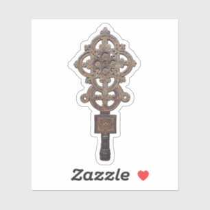 Beautiful Ethiopian Orthodox Christian Cross Vinyl