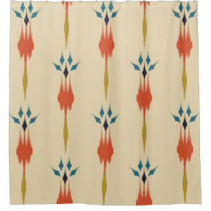 Beautiful Ethnic abstract ikat art. Seamless Kasur