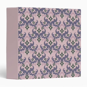 Beautiful ethnic Damascus pattern pointillism Binder