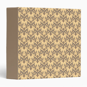 Beautiful ethnic Damascus pattern pointillism Binder