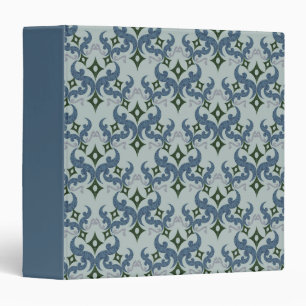Beautiful ethnic Damascus pattern pointillism Binder