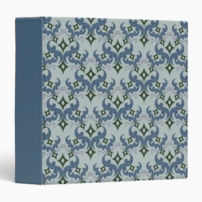 Beautiful ethnic Damascus pattern pointillism Binder (Front/Spine)