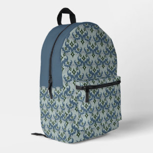 Beautiful ethnic Damascus pattern pointillism Printed Backpack