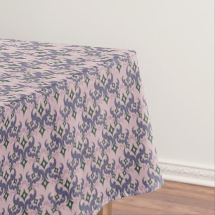 Beautiful ethnic Damascus pattern pointillism Tablecloth