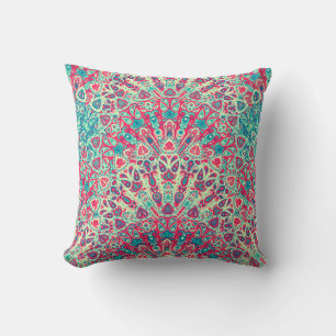 Beautiful Ethnic Pattern Throw Pillow