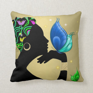 Beautiful Ethnic Woman Pillow