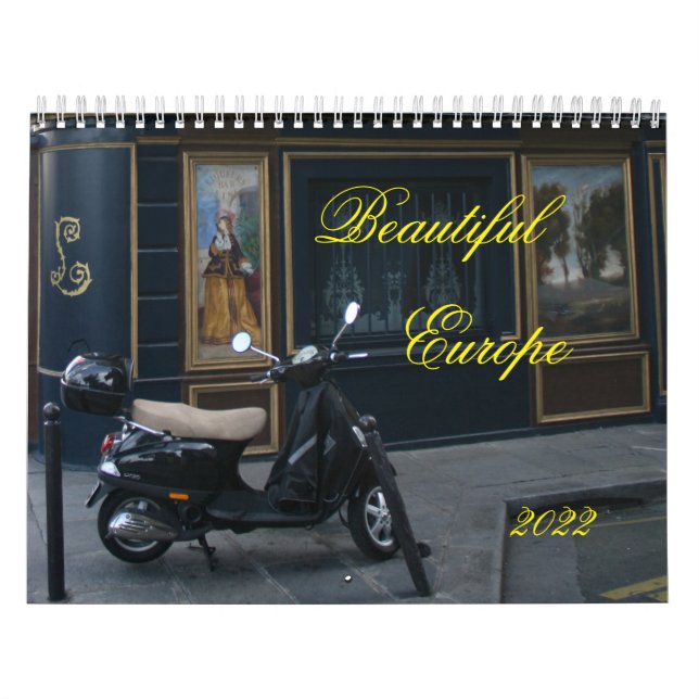 "Beautiful Europe" 2022 Calendar (Cover)