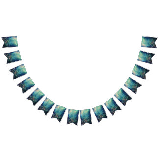 Beautiful Evening Wedding Backdrop Bunting Flags