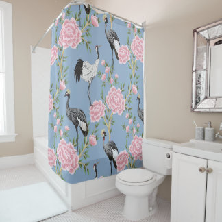 Beautiful exotic floral and bird chinoiserie