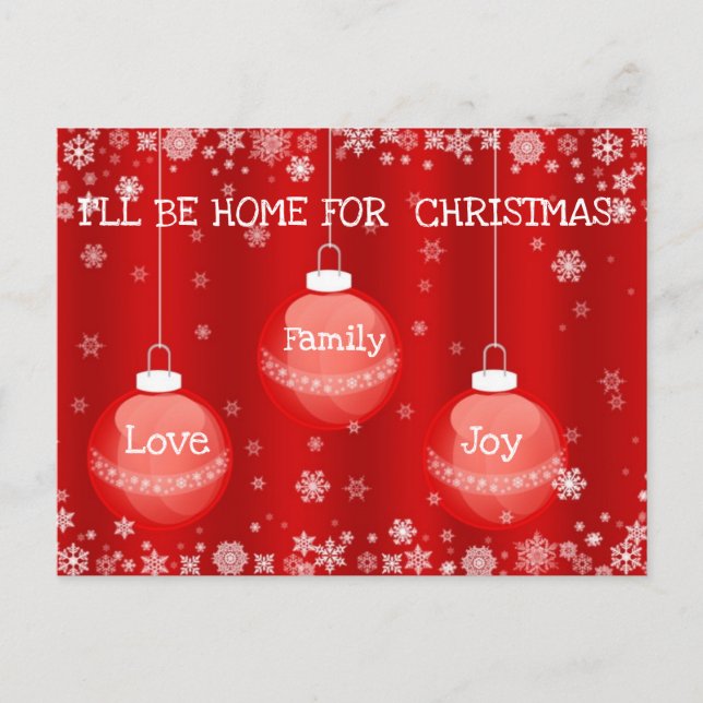 Beautiful Expressions Holiday Postcard (Front)