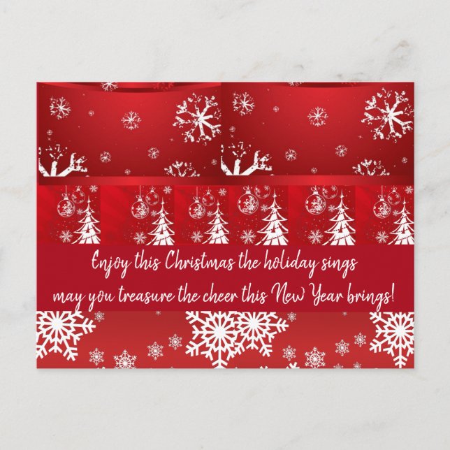 Beautiful Expressions - Holiday Postcard (Front)