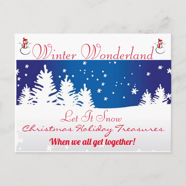Beautiful Expressions Holiday Postcard (Front)