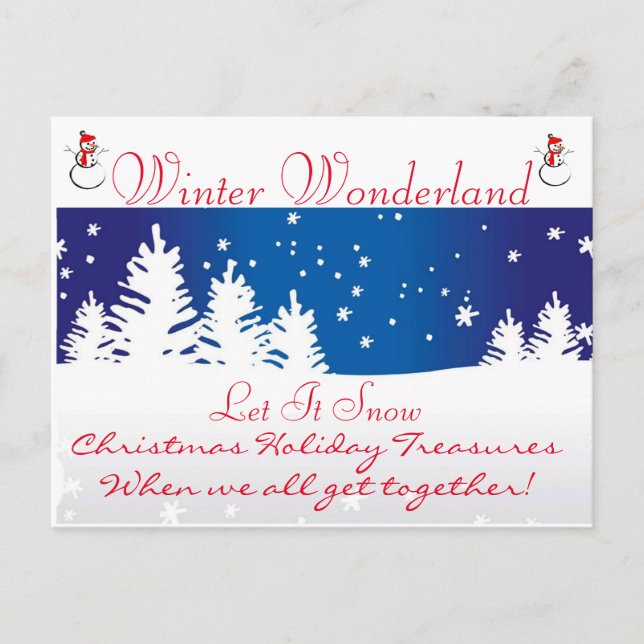 Beautiful Expressions Holiday Postcard (Front)