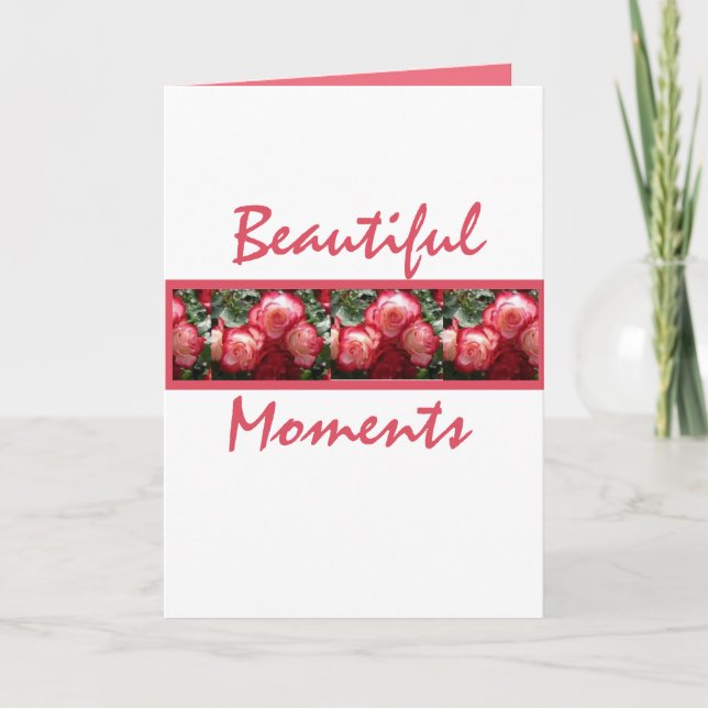 BEAUTIFUL EXPRESSIONS -Stationery Greeting Card (Front)