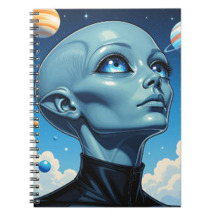 Beautiful Extraterrestrial Alien Being  Notebook