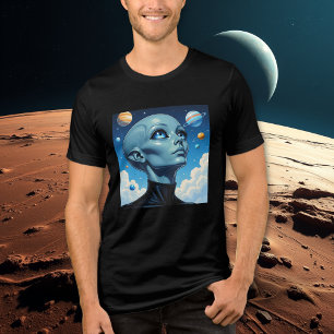 Beautiful Extraterrestrial Alien Being  Tri-Blend Shirt