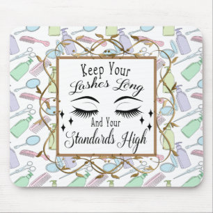 Beautiful Eyelashes Mouse Pad