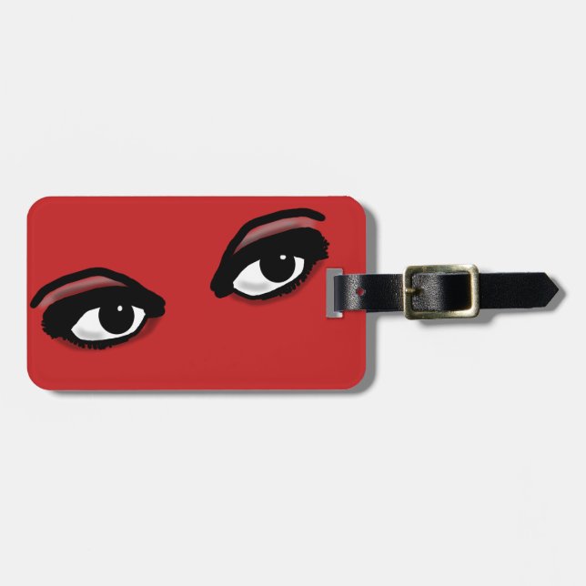 BEAUTIFUL EYES by Slipperywindow Luggage Tag (Front Horizontal)