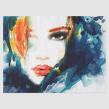 Beautiful Face Furniture Decoupage Tissue Paper