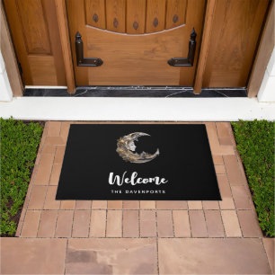 Beautiful Face in the Moon Welcome Doormat