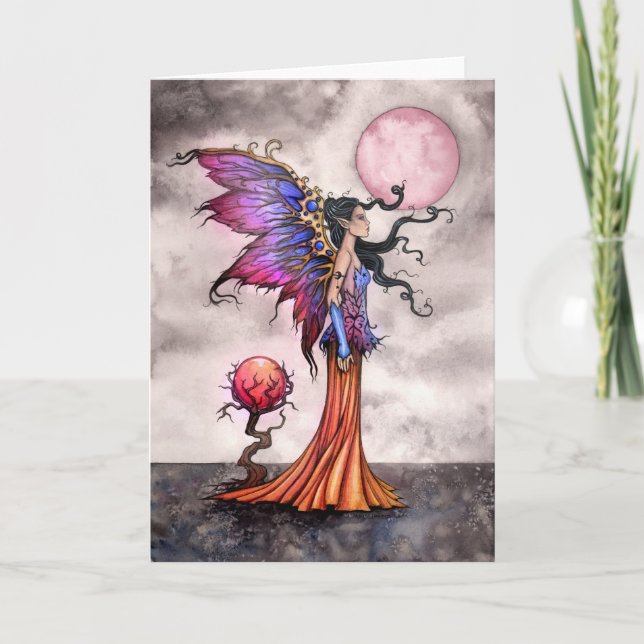 Beautiful Fairy Fantasy Art Greeting Card (Front)