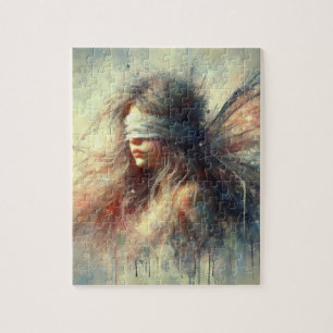Beautiful Fairy in a Blindfold Jigsaw Puzzle