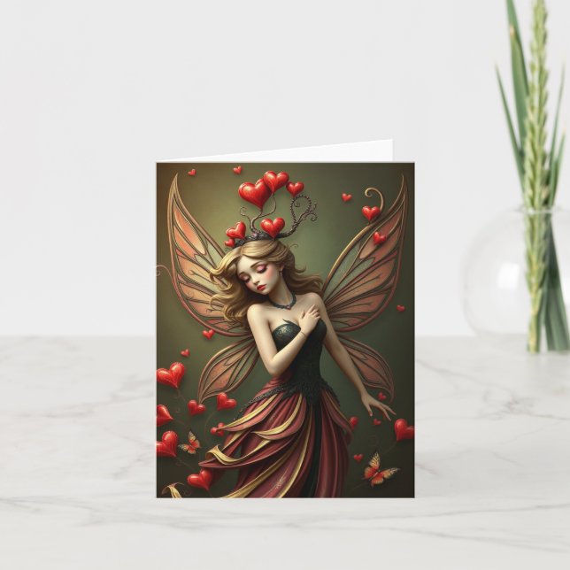 Beautiful Fairy Portrait Card (Front)