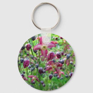 Beautiful Fairy Wings Flowers & Buds Spring Photo Keychain