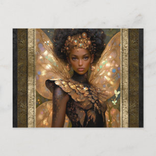 Beautiful Fairy Woman Fantasy Art Postcard
