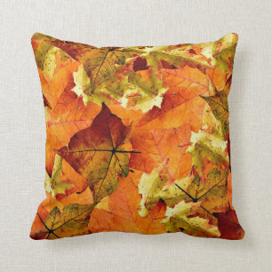 Beautiful Fall Leaves Pillow! Throw Pillow