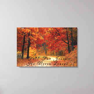 Beautiful Fall Road Canvas Print