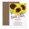 Beautiful Fall Sunflowers Bridal Shower Invite