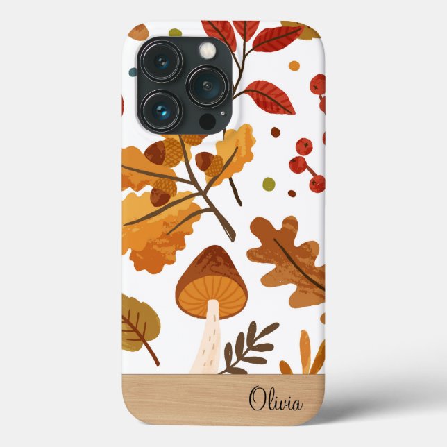 beautiful fall themed iphone case (Back)