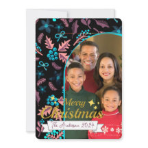 Beautiful Family Photo Merry Christmas