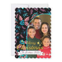 Beautiful Family Photo Merry Christmas