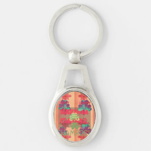 Beautiful Fantastic Feminine Design St. Patrick's Keychain