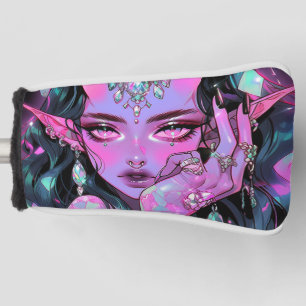 Beautiful Fantasy Demon Elf Anime Girl Golf Head Cover