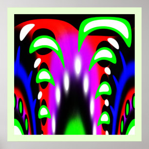 Beautiful fantasy fountain poster