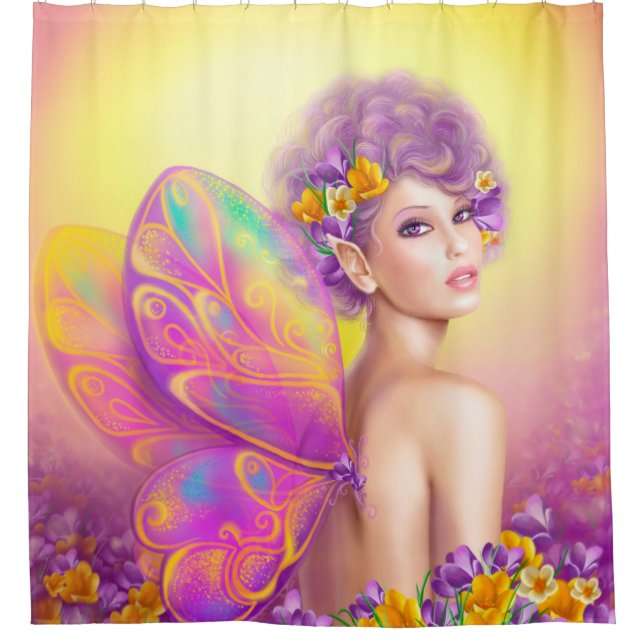 Beautiful fantasy girl fairy butterfly (Front)