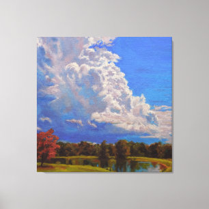 Beautiful Farm Scene Canvas Print